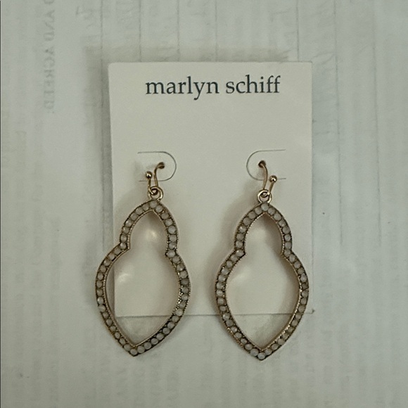 Marlyn Schiff Jewelry - Marlyn Schiff Gold-Tone Openwork Earrings